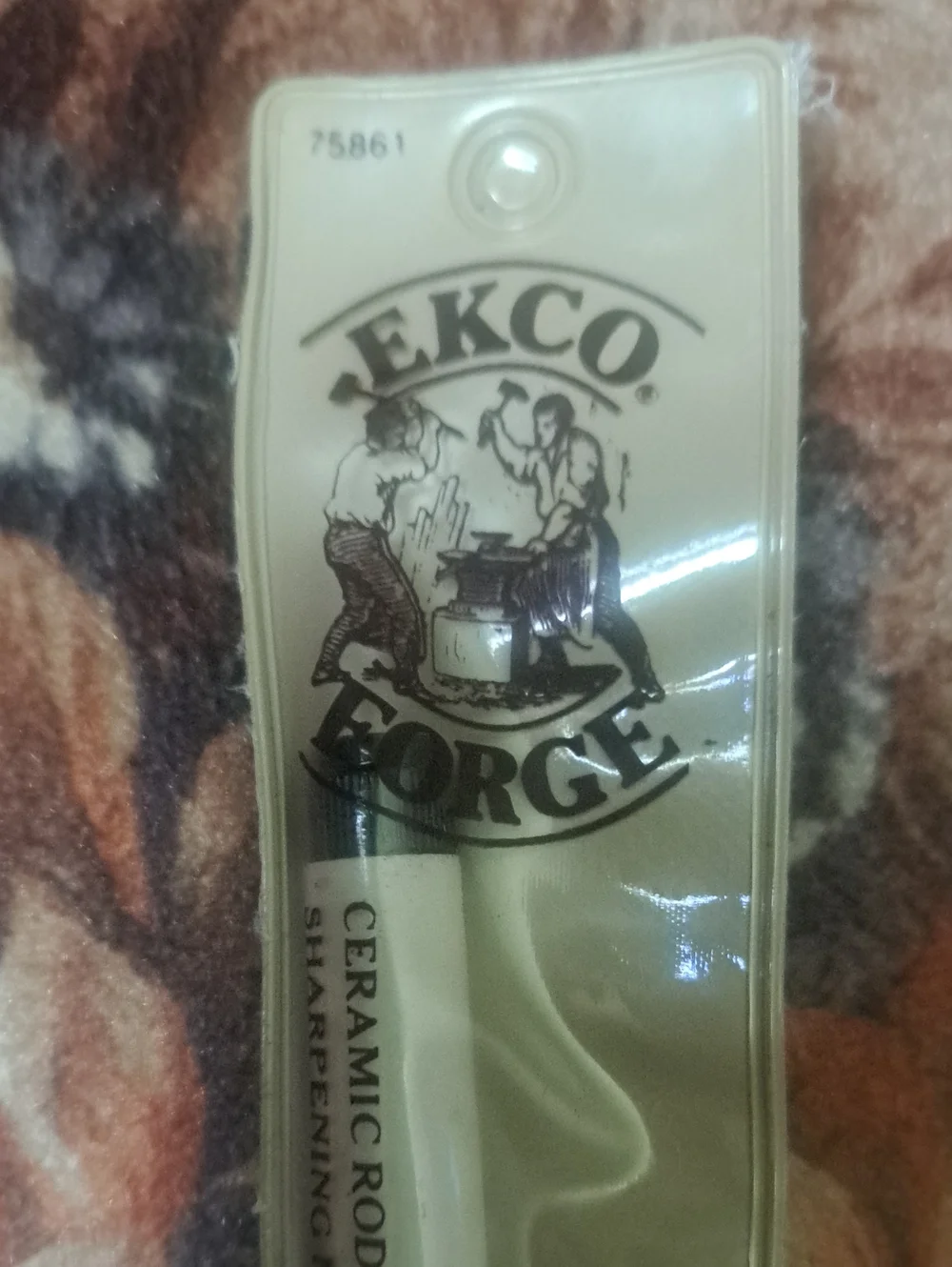 Vintage EKCO Forge Professional Quality Ceramic Knife Sharpening Rod